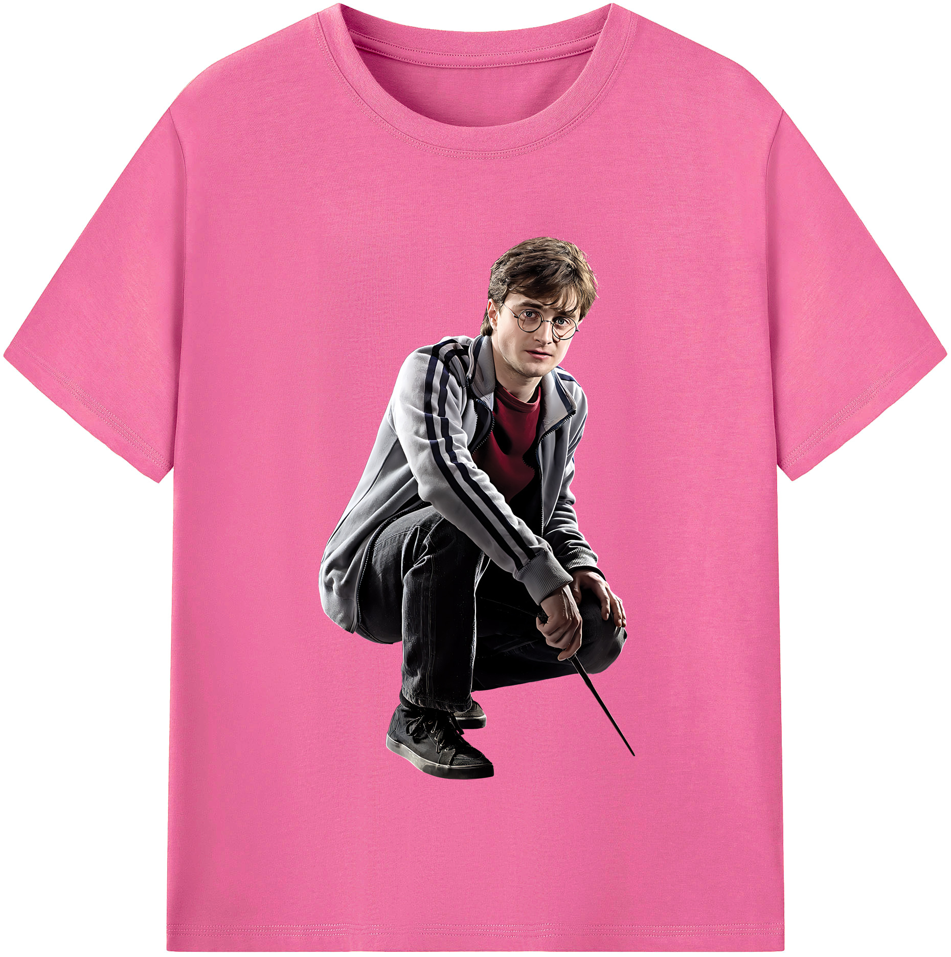 （画像用） Harry Potter ハリー・ポッターシリーズ レディースカジュアルプリントTシャツ（綿100％）